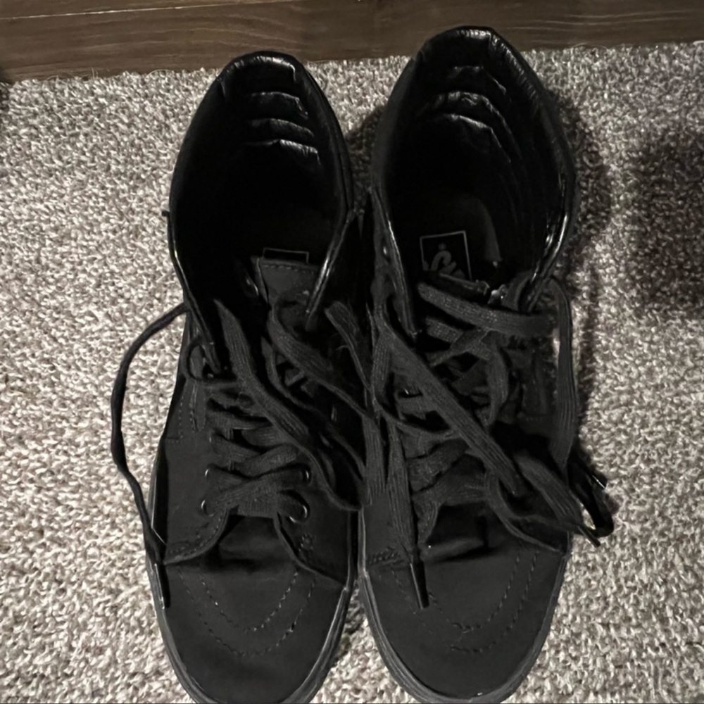 All Black HighTop Vans